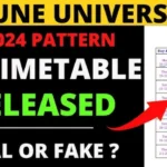 SPPU FE 2024 Pattern End-Sem Timetable Released