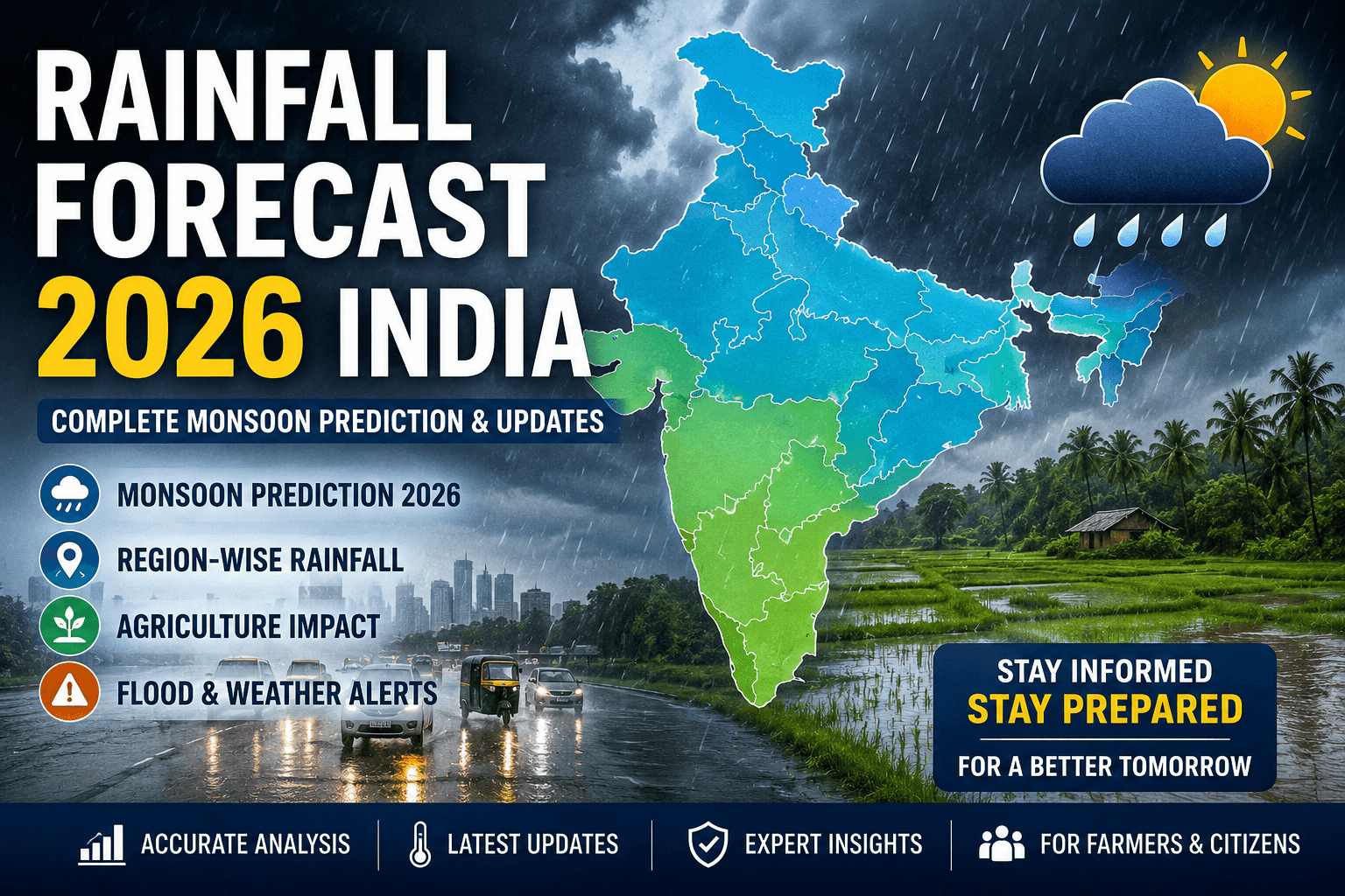 Rainfall Forecast 2026 India
