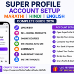 Super Profile Account Setup Marathi Hindi English